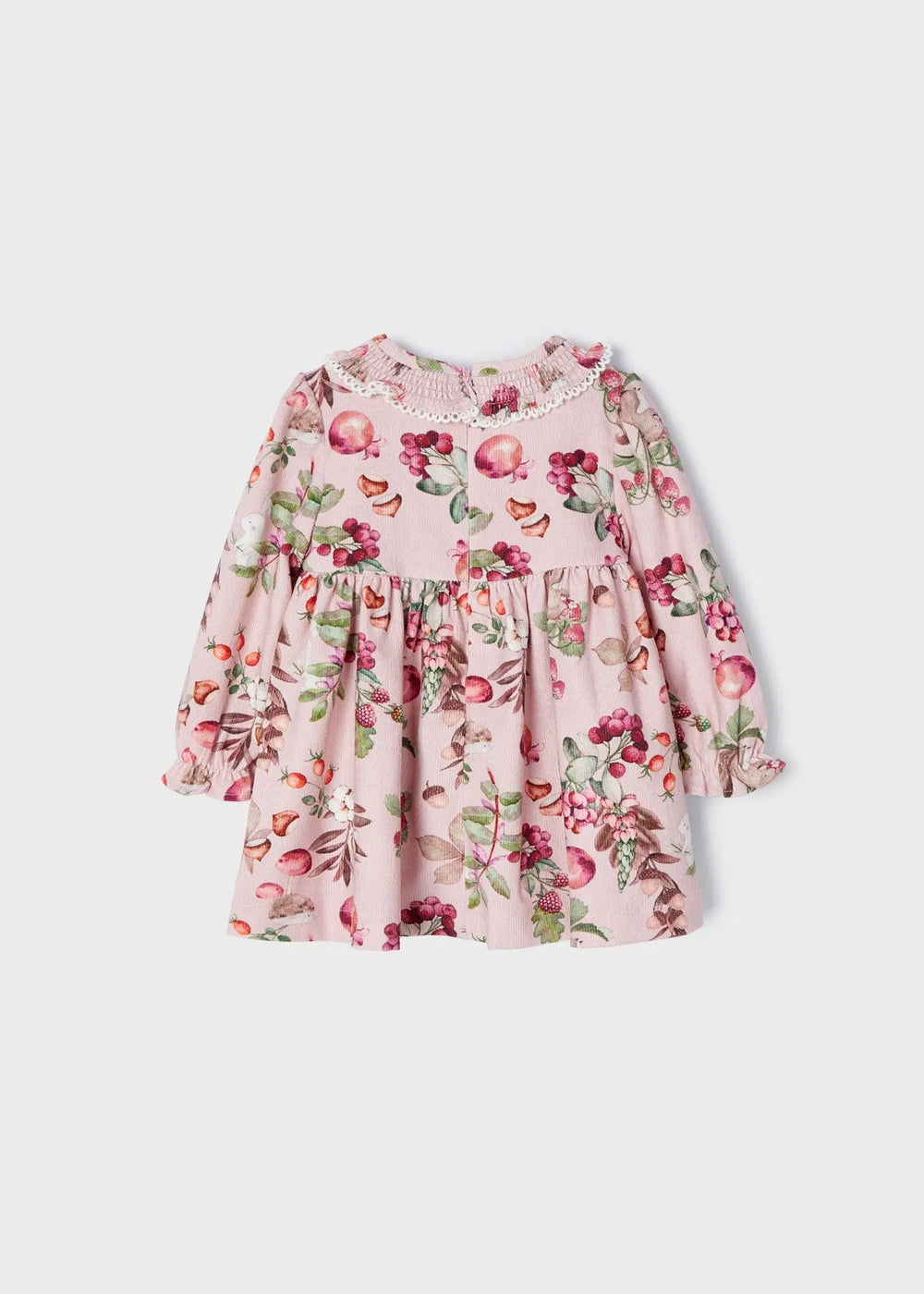 Printed Cord Baby Girls Dress - Pink Girl | Mayoral | Mayoral | Jenni Kidz