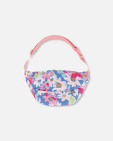 Printed Fanny Pack White, Pink, And Green Flowers | Deux par Deux | Jenni Kidz