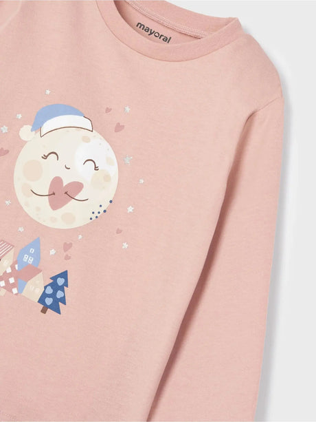 Printed Girls Pajamas Set - Rosado | Mayoral | Mayoral | Jenni Kidz