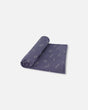 Printed Muslin Blanket Navy Blue Paper Boats | Deux par Deux | Jenni Kidz