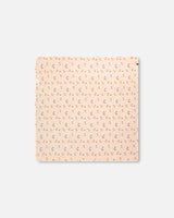 Printed Muslin Blanket Peach With Pears | Deux par Deux | Jenni Kidz