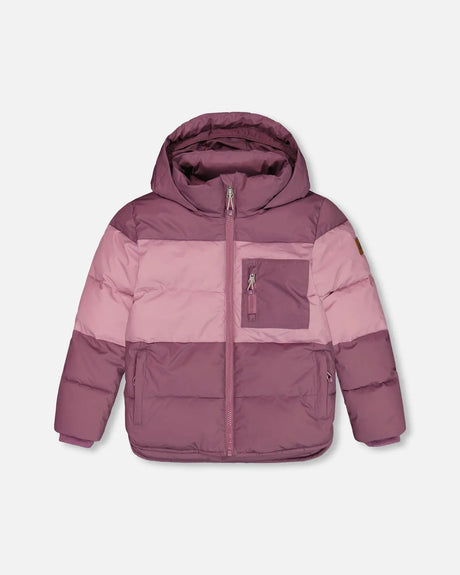 Puffy Jacket Lilac And Purple | Deux par Deux | Jenni Kidz