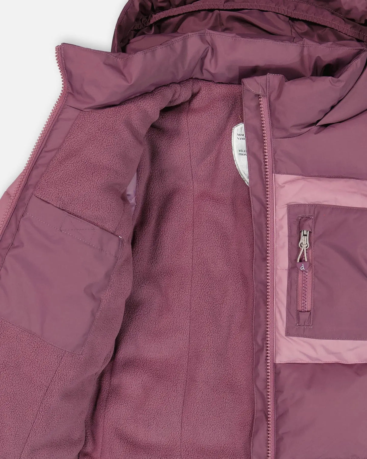 Puffy Jacket Lilac And Purple | Deux par Deux | Jenni Kidz