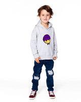 Pullover Fleece Hooded Sweatshirt Light Heather Gray | Deux par Deux | Jenni Kidz