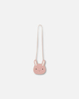 Rabbit Crossbody Bag Soft Pink | Deux par Deux | Jenni Kidz