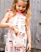 Rabbit Crossbody Bag Soft Pink | Deux par Deux | Jenni Kidz