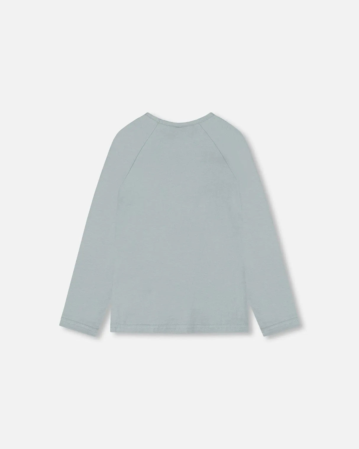 Raglan Sleeve T-Shirt With Print Mint | Deux par Deux | Jenni Kidz