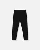 Ribbed Leggings Black | Deux par Deux | Jenni Kidz