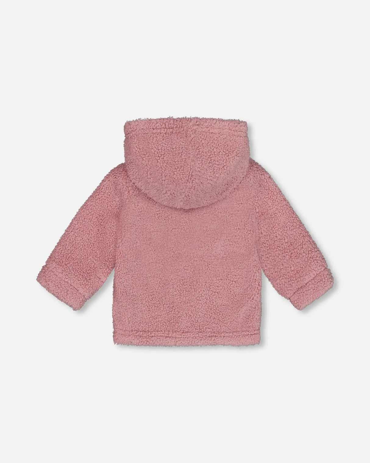 Sherpa Hooded Zip Jacket Woodrose | Deux par Deux | Jenni Kidz