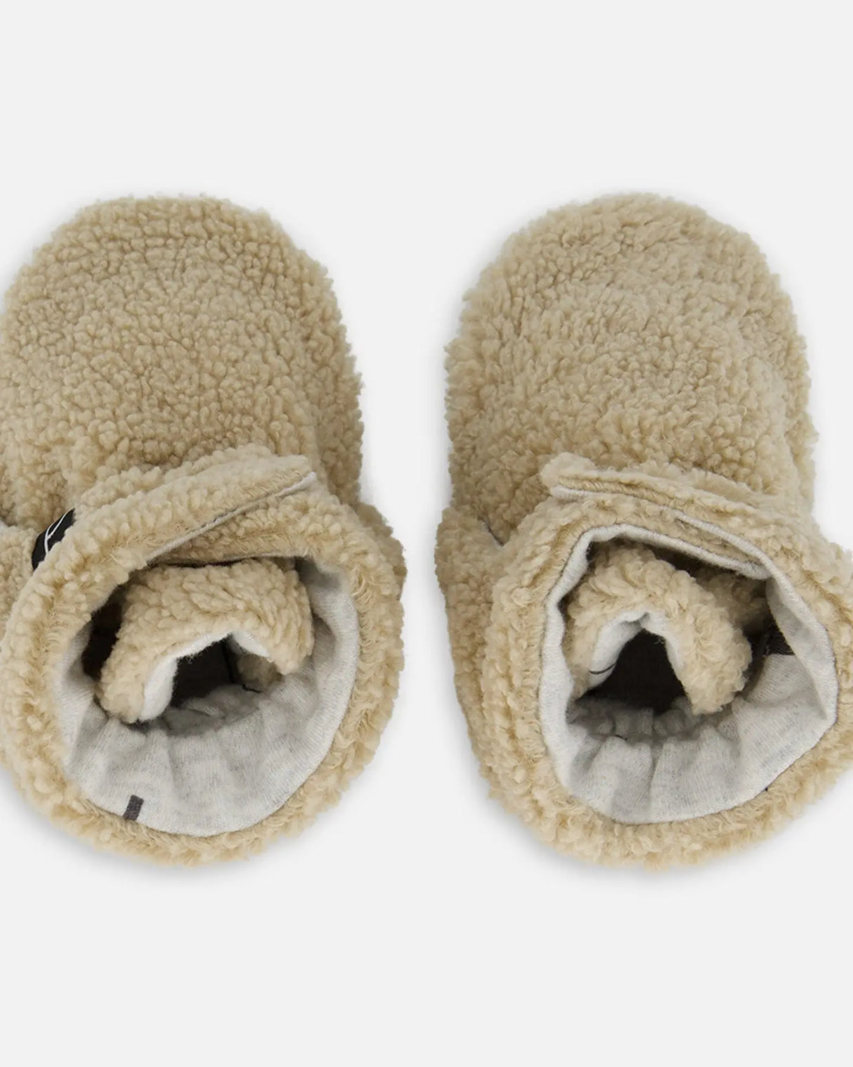 Sherpa Slippers Sand | Deux par Deux | Jenni Kidz