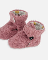 Sherpa Slippers Woodrose | Deux par Deux | Jenni Kidz