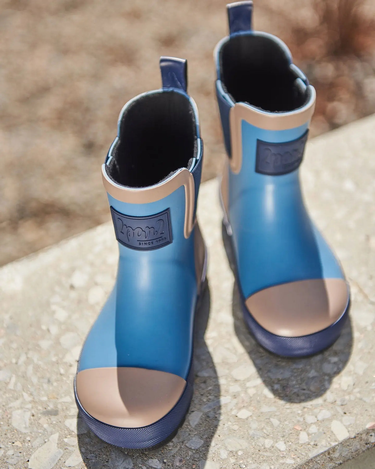 Short Rain Boots Blue | Deux par Deux | Jenni Kidz