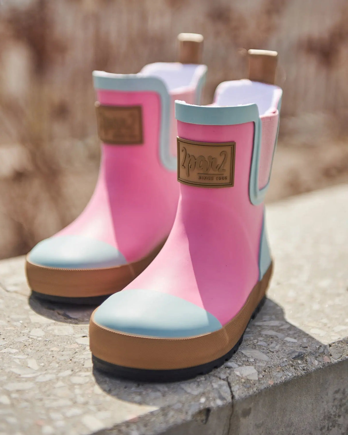 Short Rain Boots Pink | Deux par Deux | Jenni Kidz