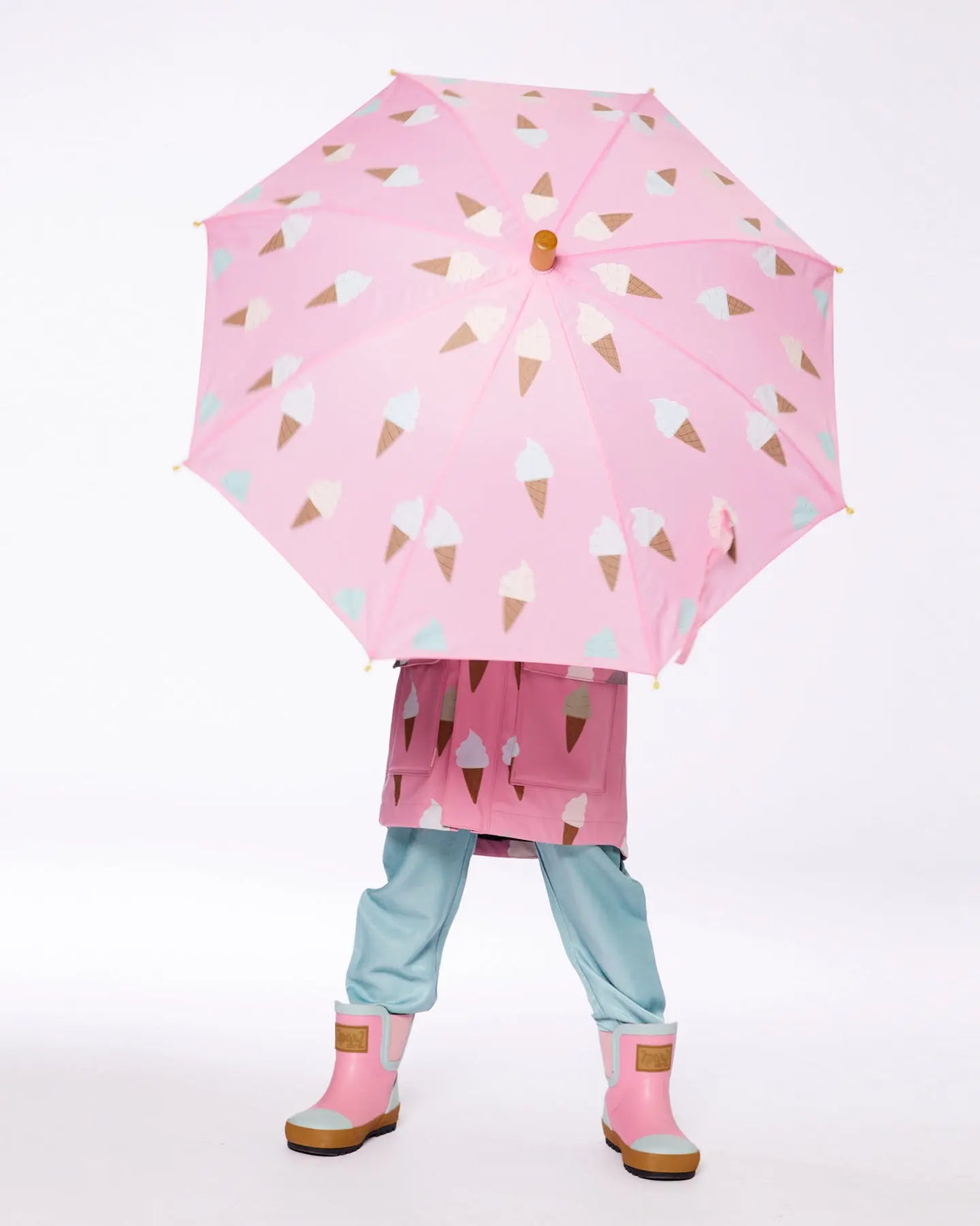 Short Rain Boots Pink | Deux par Deux | Jenni Kidz