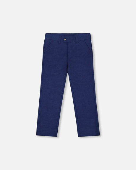 Slant Pocket Pants Navy Blue | Deux par Deux | Jenni Kidz