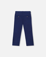 Slant Pocket Pants Navy Blue | Deux par Deux | Jenni Kidz