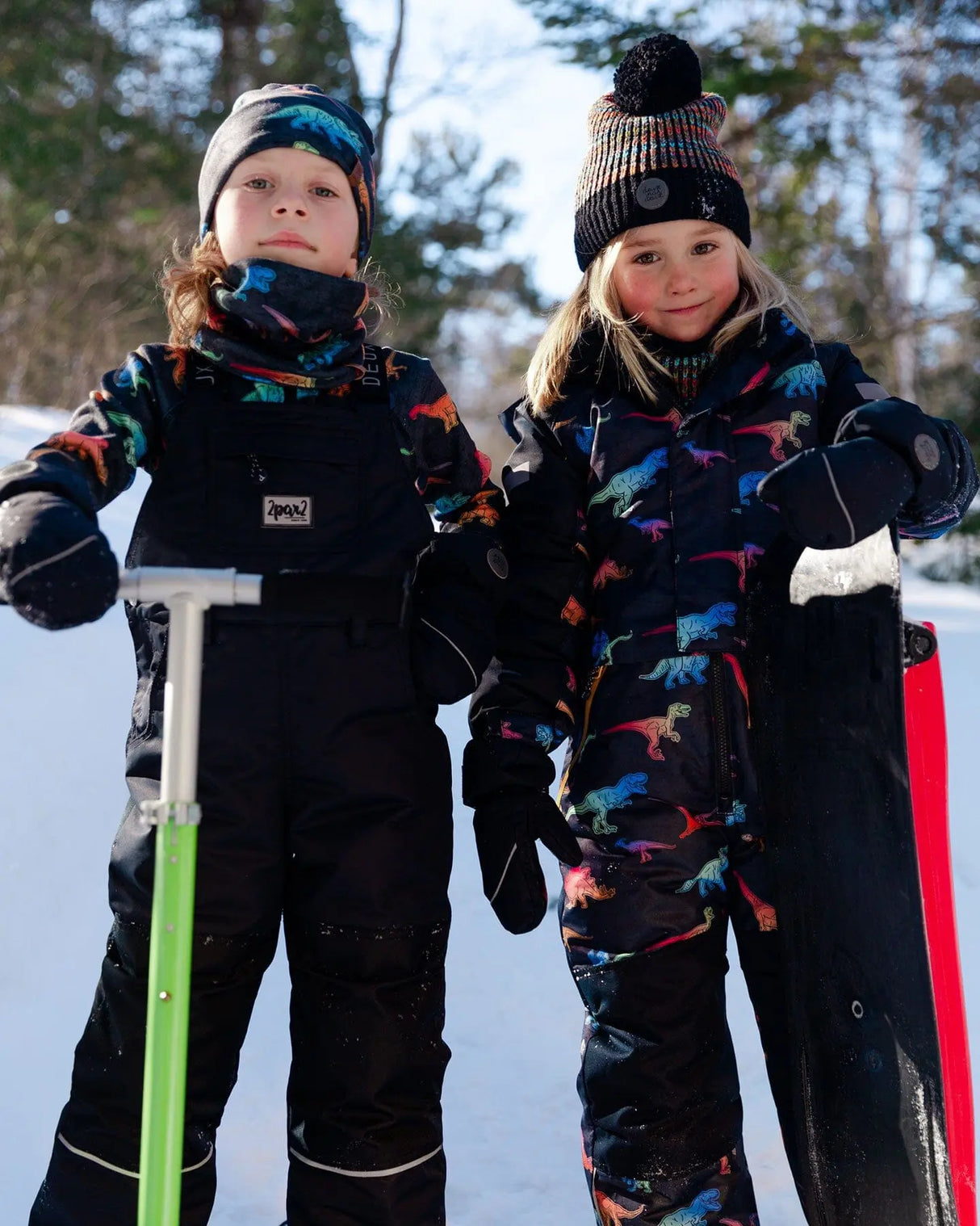 Snow Pant Black | Deux par Deux | Jenni Kidz