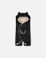 Snugly Baby Wrap Designed For Car Seat And Stroller Black | Deux par Deux | Jenni Kidz