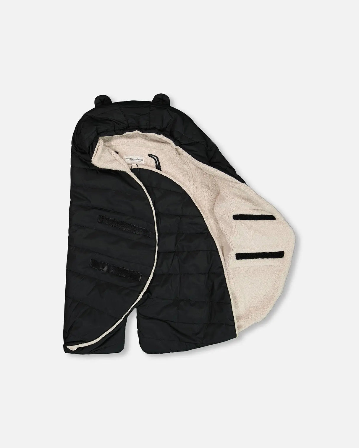 Snugly Baby Wrap Designed For Car Seat And Stroller Black | Deux par Deux | Jenni Kidz