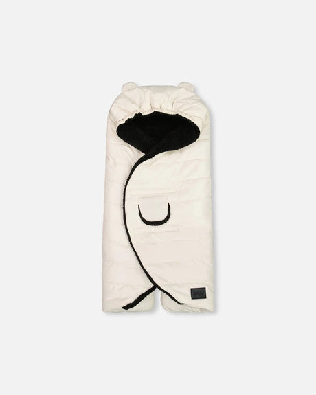 Snugly Baby Wrap Designed For Car Seat And Stroller Off-White | Deux par Deux | Jenni Kidz