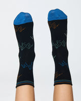 Socks Black With Mountains | Deux par Deux | Jenni Kidz