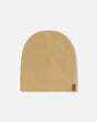 Solid Beanie Hat Beige | Deux par Deux | Jenni Kidz