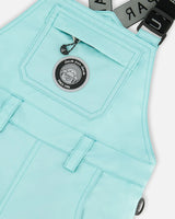 Solid Play Overall Snow Bib Turquoise Blue | Deux par Deux | Jenni Kidz