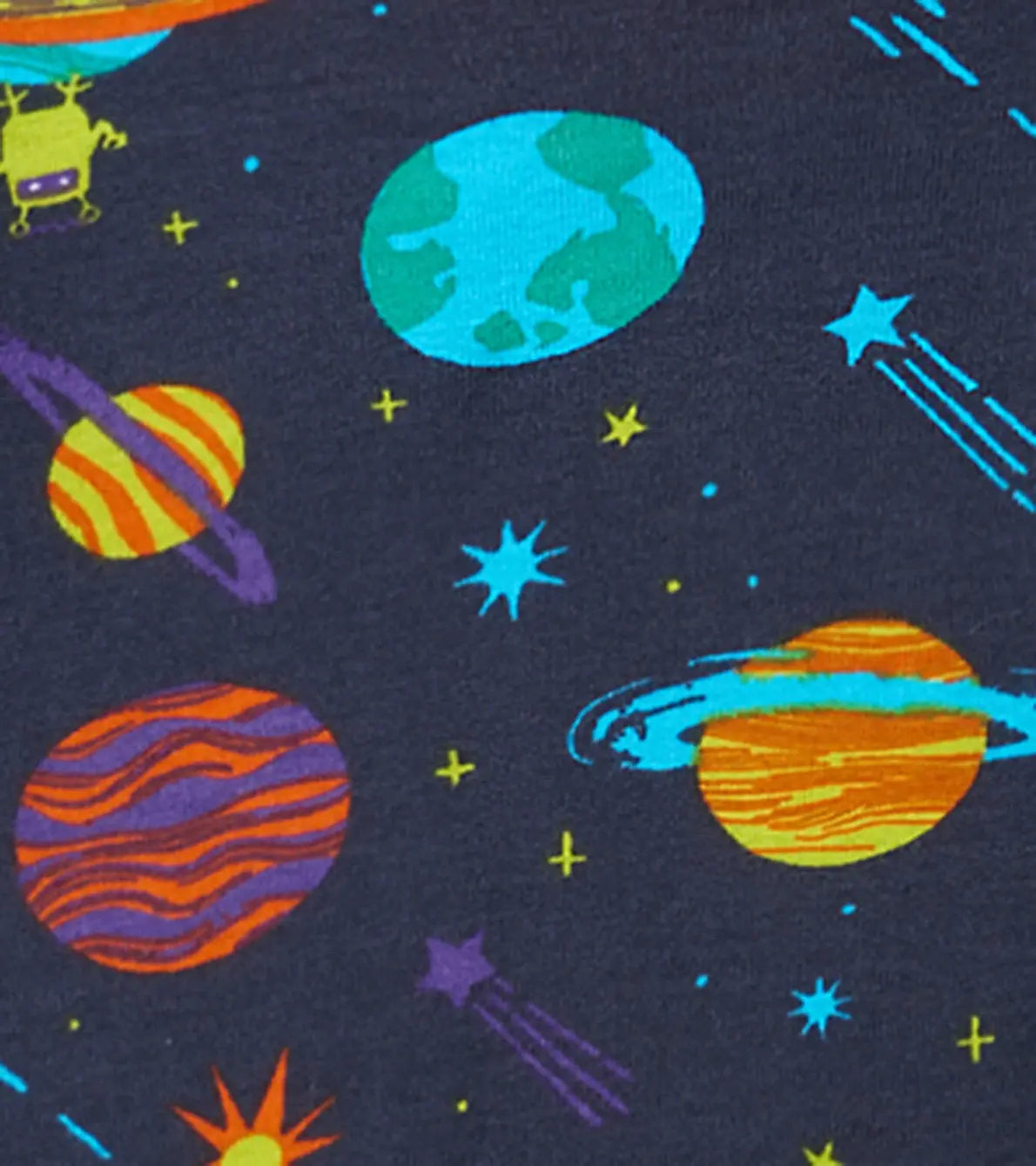 Space Explorer Kids Organic Cotton Pajama Set | Hatley | Hatley | Jenni Kidz