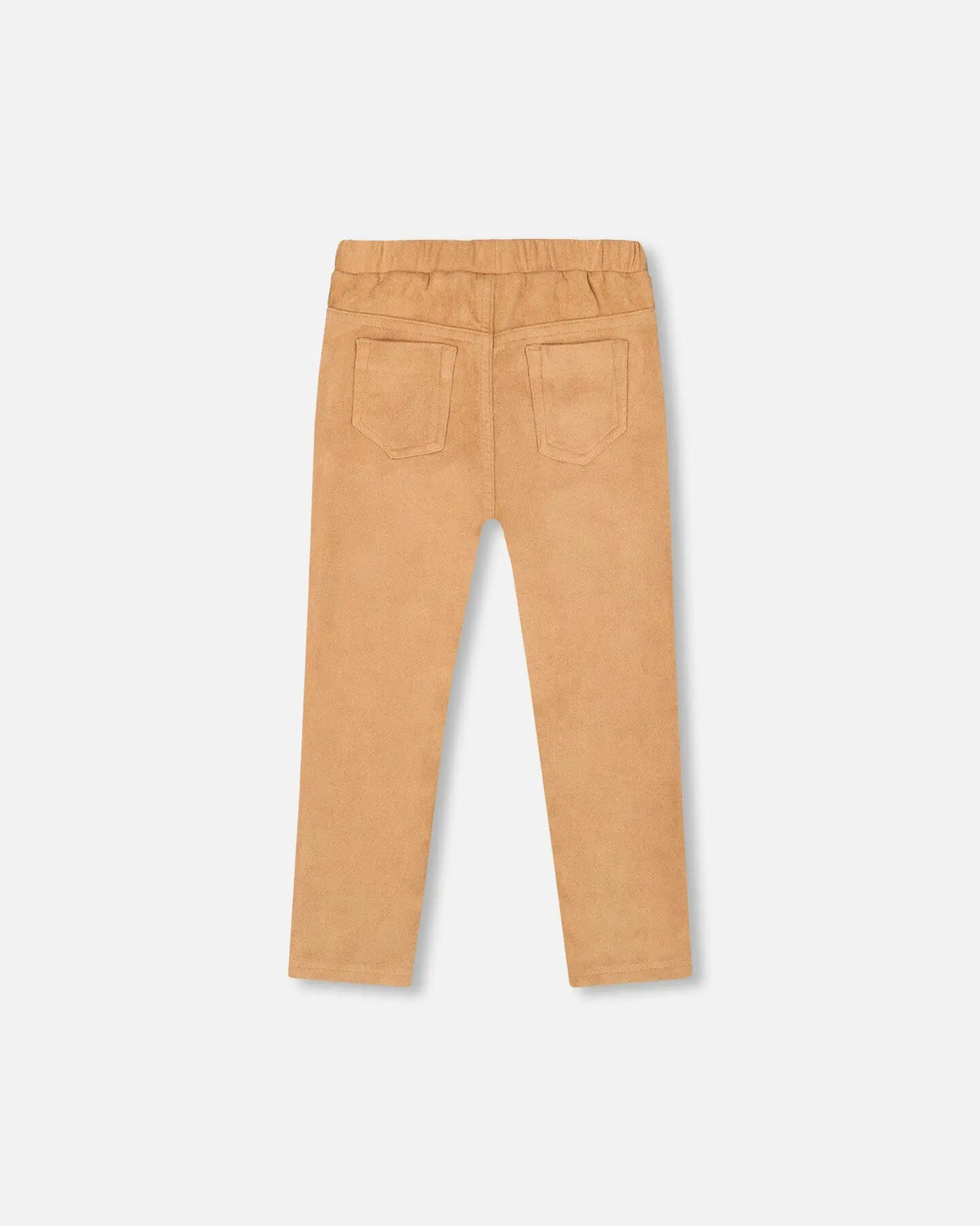 Stretch Suede Treggings Light Pecan Brown | Deux par Deux | Jenni Kidz
