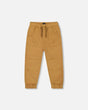 Stretch Twill Jogger Pant Tan | Deux par Deux | Jenni Kidz