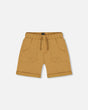 Stretch Twill Short Tan | Deux par Deux | Jenni Kidz