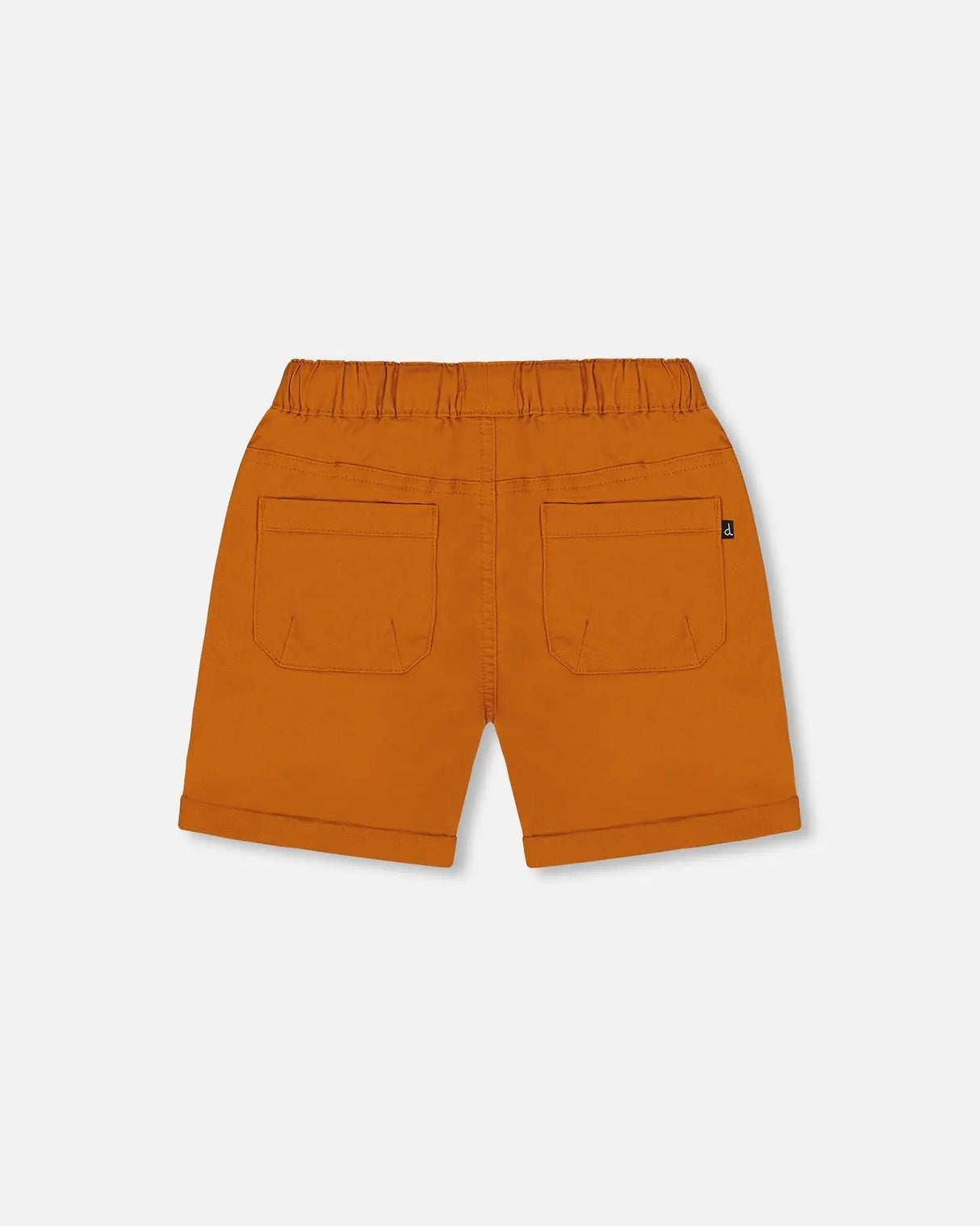 Stretch Twill Short Vibrant Orange | Deux par Deux | Jenni Kidz