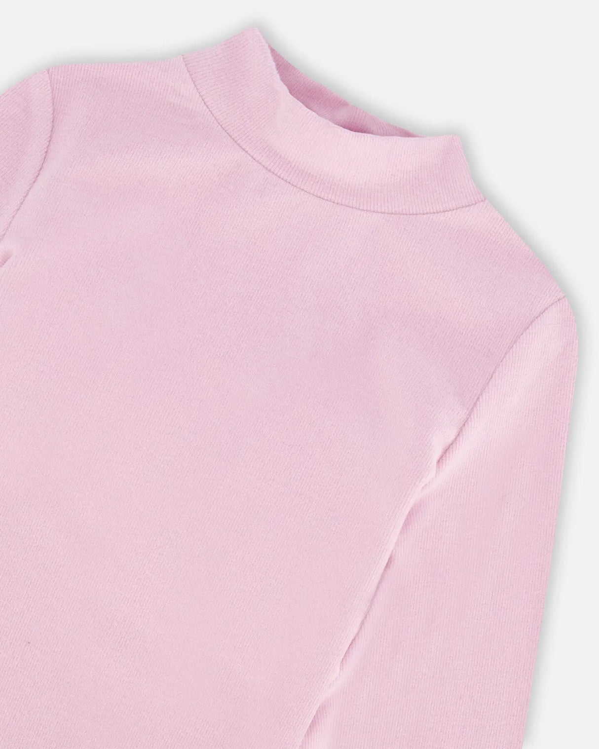 Super Soft Brushed Mock Neck Top Pink Lavender | Deux par Deux | Jenni Kidz
