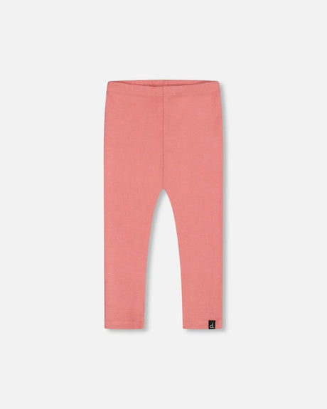 Super Soft Rib Leggings Pink | Deux par Deux | Jenni Kidz