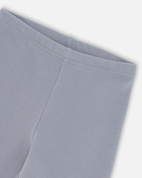 Super Soft Ribbed Leggings Blue Gray | Deux par Deux | Jenni Kidz