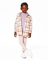 Super Soft Ribbed Leggings Light Caramel | Deux par Deux | Jenni Kidz