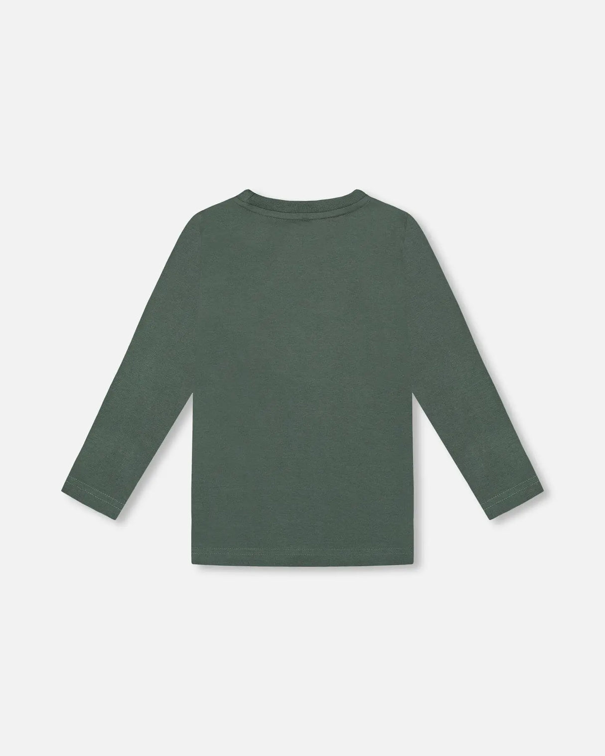 T-Shirt With Print Forest Green | Deux par Deux | Jenni Kidz
