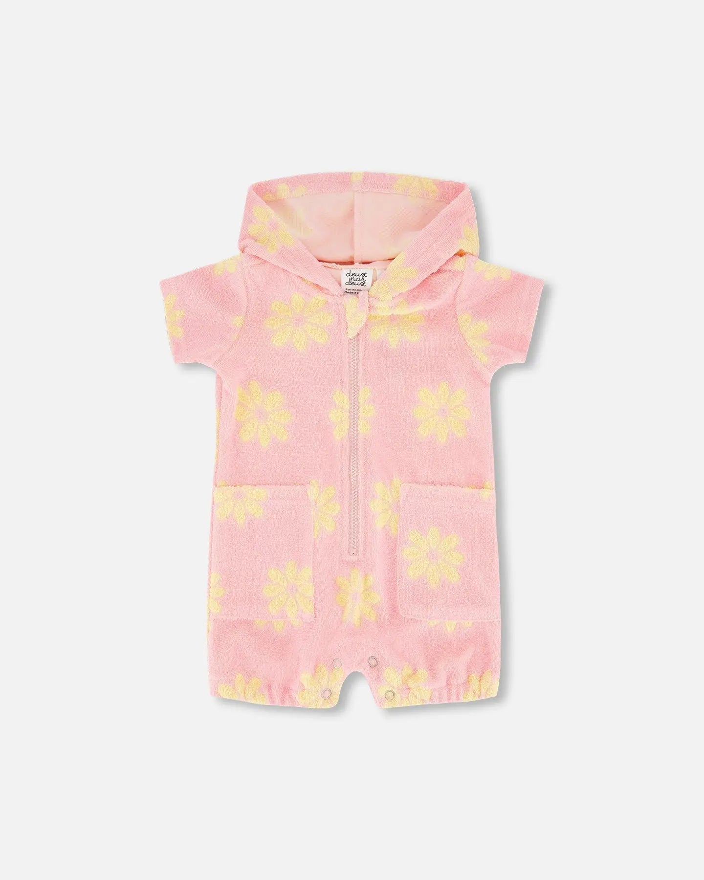 Hooded 2024 baby romper