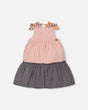 Tiered Dress With Bows Pink And Black | Deux par Deux | Jenni Kidz