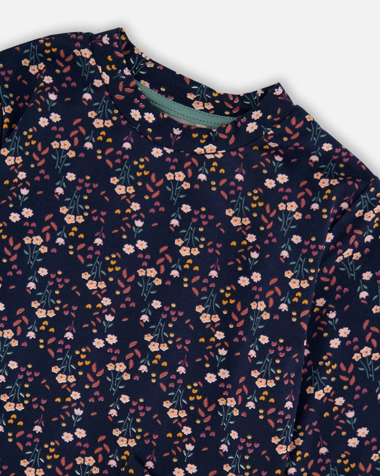 Tunic And Leggings Set Navy Floral | Deux par Deux | Jenni Kidz