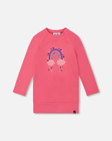 Tunic Tee With Embroidery Candy Pink | Deux par Deux | Jenni Kidz