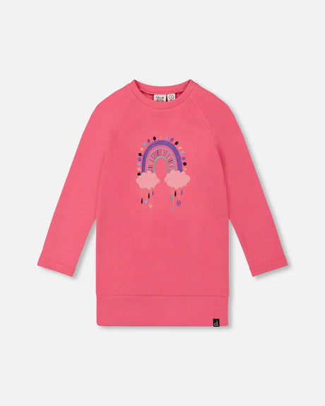 Tunic Tee With Embroidery Candy Pink | Deux par Deux | Jenni Kidz