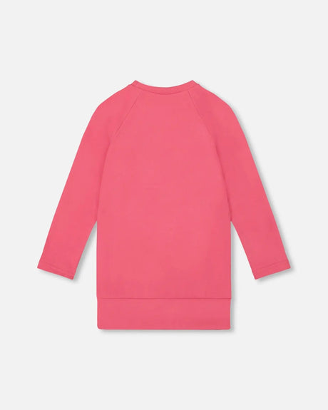 Tunic Tee With Embroidery Candy Pink | Deux par Deux | Jenni Kidz