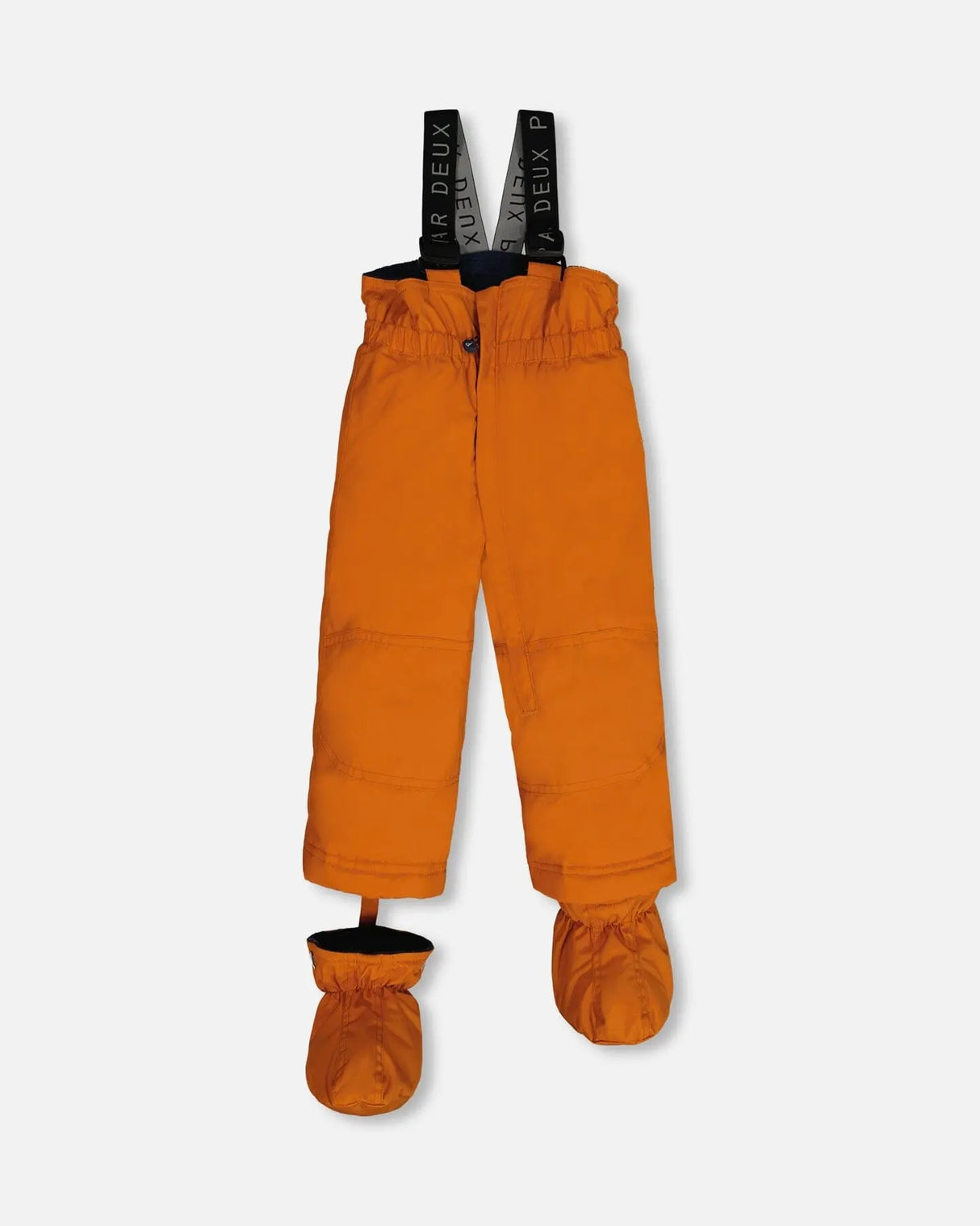 Two Piece Baby Snowsuit Burnt Orange With Printed Animal And Glaciers | Deux par Deux | Jenni Kidz