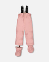 Two Piece Baby Snowsuit Silver Pink Printed Woodland Animals | Deux par Deux | Jenni Kidz