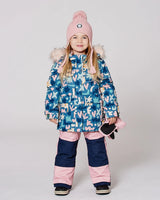 Two-Piece Discover Snowsuit With Printed Jacket Dusty Pink | Deux par Deux | Jenni Kidz