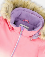 Two-Piece Play Snowsuit Black Retro Flower Print | Deux par Deux | Jenni Kidz