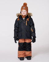 Two-Piece Play Snowsuit With Contrast Jacket Brown Sugar | Deux par Deux | Jenni Kidz