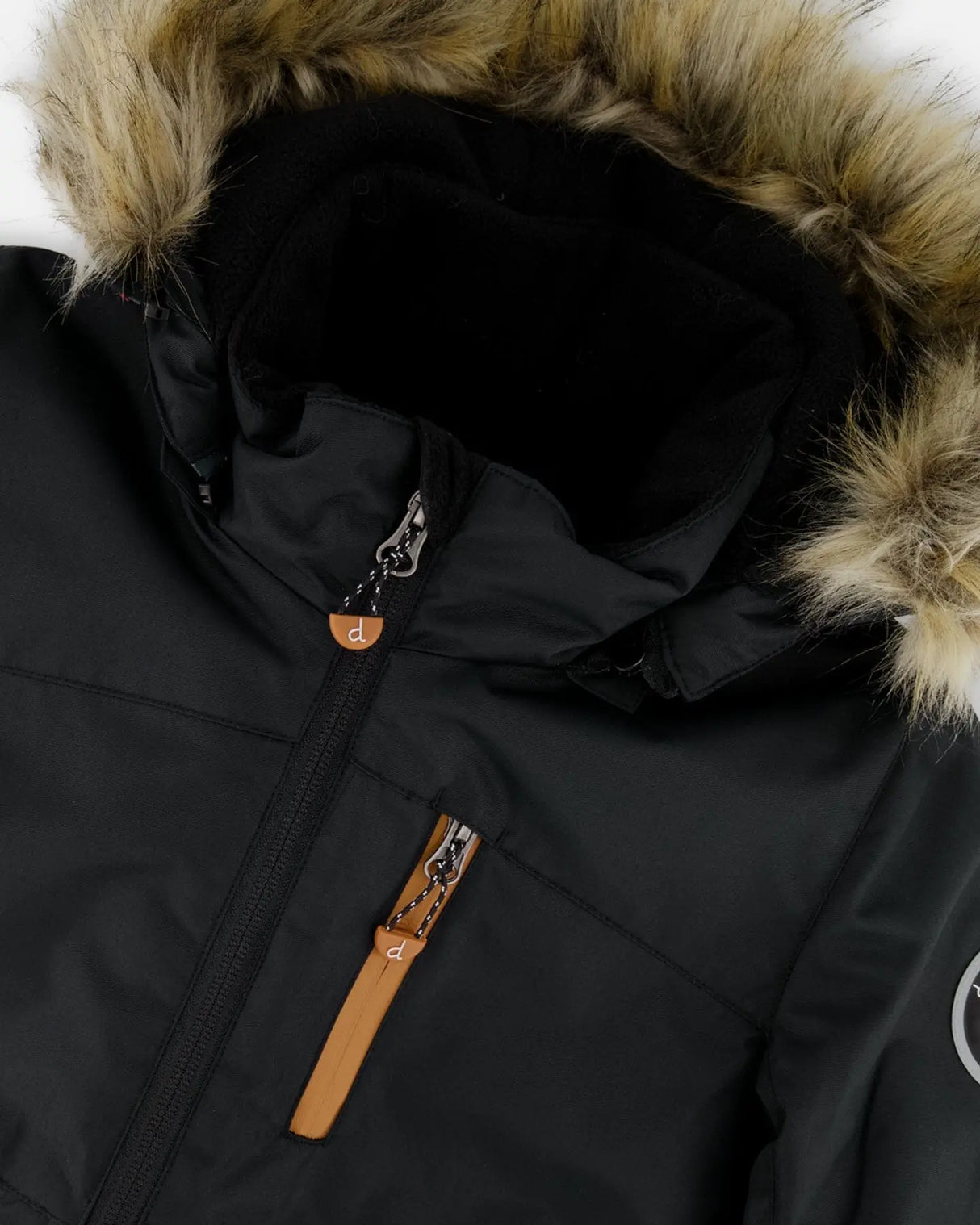 Two-Piece Play Snowsuit With Contrast Jacket Brown Sugar | Deux par Deux | Jenni Kidz