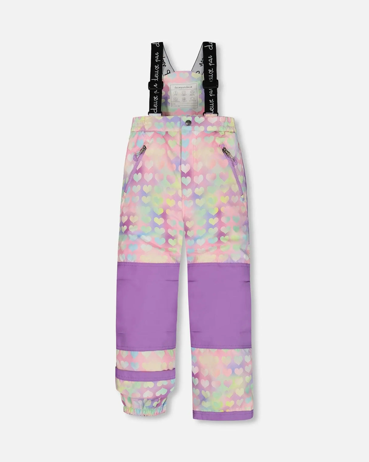 Two Piece Snowsuit Lilac Printed Hearts | Deux par Deux | Jenni Kidz